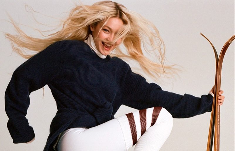 Gigi Hadid is Ready for Winter in Guest in Residence Ski Lodge Line - Brand Ambassador - The Celebrity Group