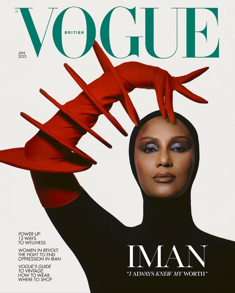 Iman for Vogue UK - Brand Ambassador - The Celebrity Group